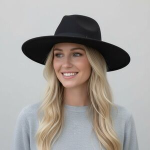 LULUS | Got a Feeling Black Fedora Hat
